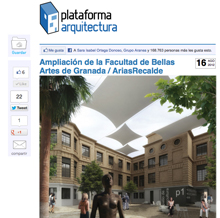 Ampliación de la Facultad de Bellas Artes de Granada en PLATAFORMA ARQUITECTURA